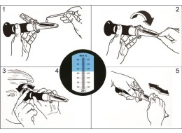 Refraktométer univerzális gyümölcskoncentrátumokhoz (levelek, szirupok, lekvárok stb.) AT 32 SIXTOL
