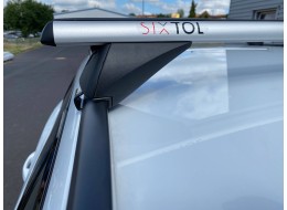 Zárható alumínium keresztlécek ROOF RACK IN 1, 120 cm, teherbírás 90 kg