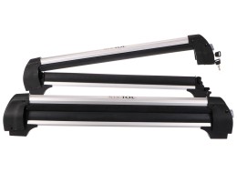 Tetőre szerelhető sí-, snowboard- és wakeboard-tartó zárral ROOF SKI, 76 cm, teherbírás 35 kg