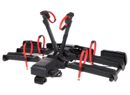 Vonóhorogra szerelhető kerékpárszállító E-BIKE 2 PREMIUM - 2 elektromos kerékpár, teherbírás 60 kg,