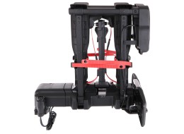 Vonóhorogra szerelhető kerékpárszállító E-BIKE 2 PREMIUM - 2 elektromos kerékpár, teherbírás 60 kg,