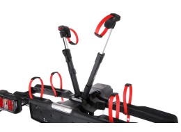 Vonóhorogra szerelhető kerékpárszállító E-BIKE 2 PREMIUM - 2 elektromos kerékpár, teherbírás 60 kg,