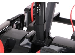 Vonóhorogra szerelhető kerékpárszállító E-BIKE 2 PREMIUM - 2 elektromos kerékpár, teherbírás 60 kg,