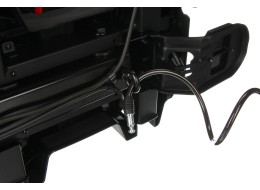 Vonóhorogra szerelhető kerékpárszállító E-BIKE 2 PREMIUM - 2 elektromos kerékpár, teherbírás 60 kg,