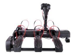 Vonóhorogra szerelhető kerékpártartó E-BIKE 3 PREMIUM - 3 elektromos kerékpár, teherbírás 60 kg, öss
