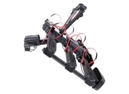 Vonóhorogra szerelhető kerékpártartó E-BIKE 3 PREMIUM - 3 elektromos kerékpár, teherbírás 60 kg, öss