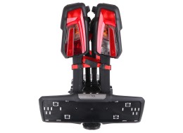 E-BIKE 2 PRO vonóhorgos kerékpárszállító - 2 elektromos kerékpár, teherbírás 60 kg, összecsukható