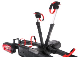 E-BIKE 2 PRO vonóhorgos kerékpárszállító - 2 elektromos kerékpár, teherbírás 60 kg, összecsukható