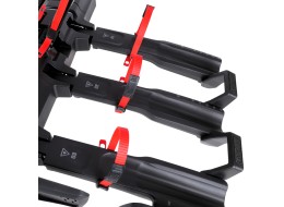 Vonóhorogra szerelhető kerékpártartó E-BIKE 3 PRO - 3 elektromos kerékpár, teherbírás 60 kg, összecs