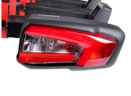 Vonóhorogra szerelhető kerékpártartó E-BIKE 3 PRO - 3 elektromos kerékpár, teherbírás 60 kg, összecs