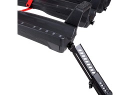 Vonóhorogra szerelhető kerékpártartó E-BIKE 3 PRO - 3 elektromos kerékpár, teherbírás 60 kg, összecs