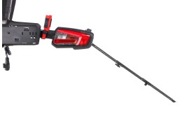 Vonóhorogra szerelhető kerékpártartó E-BIKE 3 PRO - 3 elektromos kerékpár, teherbírás 60 kg, összecs