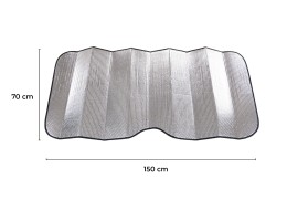 Napellenző az autó első szélvédőjére CAR SUNSHADE PRO 6, 150 x 70 cm