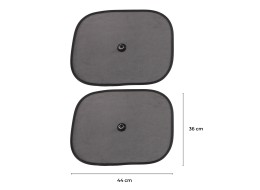 Autó oldalsó ablakra tapadókorongos napellenző CAR SUNSHADE SET 7, 44 x 36 cm, 2 db