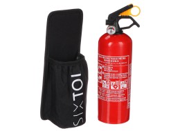 1 kg-os tűzoltó készülék autós tartó tépőzárral CAR FIRE 1