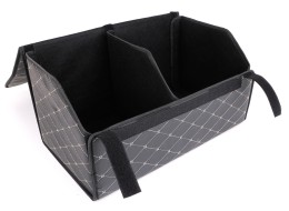 Organizátor az autó csomagtartójába CAR COMPACT ELEGANT L, 2 rekesz, összecsukható, fedéllel SIXTOL