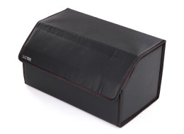 Autó csomagtartó rendező CAR COMPACT LEATHER L, 2 rekesz, összecsukható, fedéllel