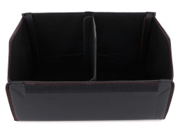 Autó csomagtartó rendező CAR COMPACT LEATHER L, 2 rekesz, összecsukható, fedéllel