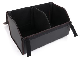 Autó csomagtartó rendező CAR COMPACT LEATHER L, 2 rekesz, összecsukható, fedéllel