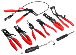 Csőbilincs-fogó készlet MECHANIC HOSE CLAMP SET 9