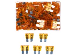 Lapos autóbiztosíték készlet MECHANIC FUSE SET 5A, 100 db
