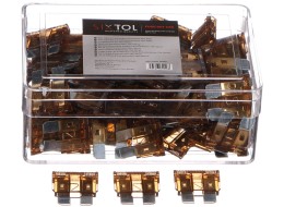 Késes autóbiztosíték-készlet MECHANIC FUSE SET 7,5A, 100ks