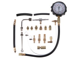 Nyomásvizsgáló készlet benzines motorokhoz MECHANIC ENGINE TESTER 20, 0-10 bar, 20 részes
