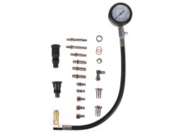 Dízelmotorok hengernyomás-tesztelő készlet MECHANIC ENGINE TESTER 21, 0-70 bar, 21 db