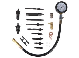 Kompresszióteszt készlet dízelmotorokhoz MECHANIC ENGINE TESTER 23, 0-70bar, 23 részes