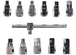 Olajleeresztő készlet MECHANIC OIL DRAIN SET 12, Hex + négyszög, 12 db