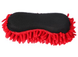 Autómosó szivacs CAR DETAILING WASH 1, 24 x 12,5 x 6 cm, fekete-piros