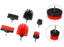 Fúrógép kefekészlet autó tisztításához CAR DETAILING DRILL BRUSH 6, 6 db
