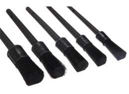 Kemény precíziós ecsetkészlet autó tisztításához CAR DETAILING BRUSH 5 HARD, 5 db