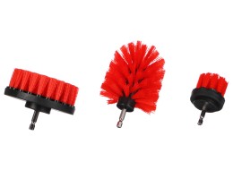 Fúróhoz való autótisztító kefe készlet CAR DETAILING DRILL BRUSH 3 MEDIUM, 3 db