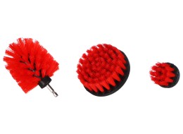 Fúróhoz való autótisztító kefe készlet CAR DETAILING DRILL BRUSH 3 MEDIUM, 3 db