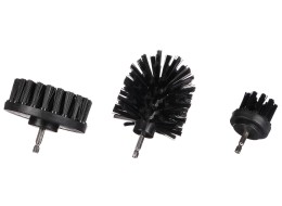 Fúróhoz való autótisztító kefe készlet CAR DETAILING DRILL BRUSH 3 HARD, 3 db