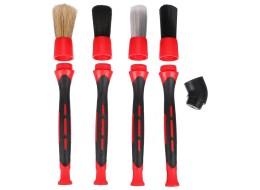 Precíziós kefe készlet cserélhető fejekkel autó tisztításhoz CAR DETAILING BRUSH 4
