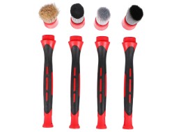 Precíziós kefe készlet cserélhető fejekkel autó tisztításhoz CAR DETAILING BRUSH 4