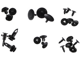 Kapcsok, rögzítők és szegecsek készlete járműkárpitozáshoz MECHNIC TRIM CLIP SET 700