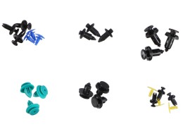 Kapcsok, rögzítők és szegecsek készlete járműkárpitozáshoz MECHNIC TRIM CLIP SET 700