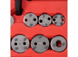 Pneumatikus fékdugattyú-visszatoló MECHANIC BRAKE SET PNEU 23, 23 db-os készlet