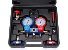 Nyomás- és tömörségmérő készlet autóklímához MECHANIC AC TESTER 1