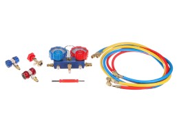 Nyomás- és tömörségmérő készlet autóklímához MECHANIC AC TESTER 1