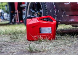 Műanyag kanna MECHANIC FUEL CANISTER RED 10L, piros