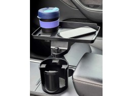 Multifunkcionális italtartó-bővítő kihúzható asztalkával autóba CAR CUP HOLDER 8