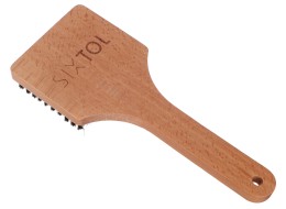 Lapos kefe a kerékpár gumiabroncsának tisztításához CAR DETAILING WOOD BRUSH 4