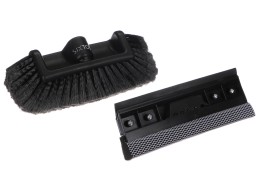 Átfolyós autómosó kefe két cserélhető fejjel CAR DETAILING WASH BRUSH SET 1, 160 cm