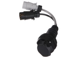 Vontatóaljzat kábelátalakító TRAILER CABLE 5, 13-ról 7 tűs N+S-re, 35 cm