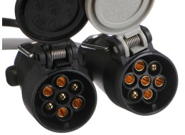 Vontatócsatlakozó dugójának kábelreduktora TRAILER CABLE 6, 13pin-ről 7pin N+S-re, 35 cm