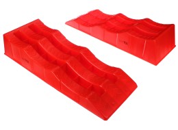 Autófelhajtórámpák MECHANIC CAR RAMP 5T, 2 db, piros